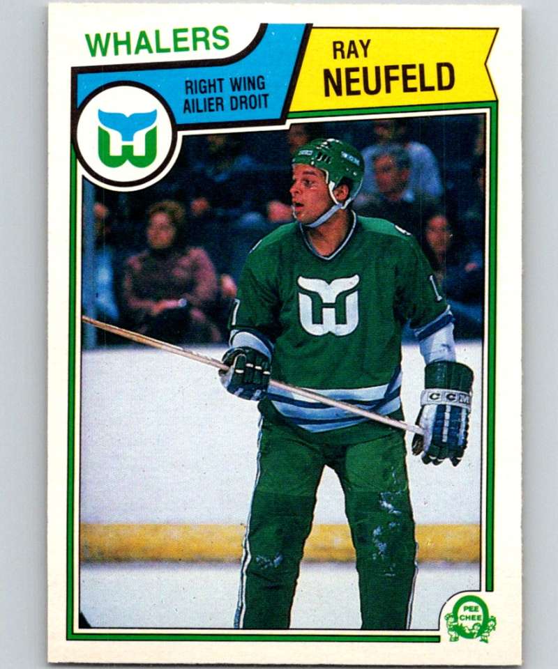 1983-84 O-Pee-Chee #144 Ray Neufeld RC Rookie Whalers NHL Hockey