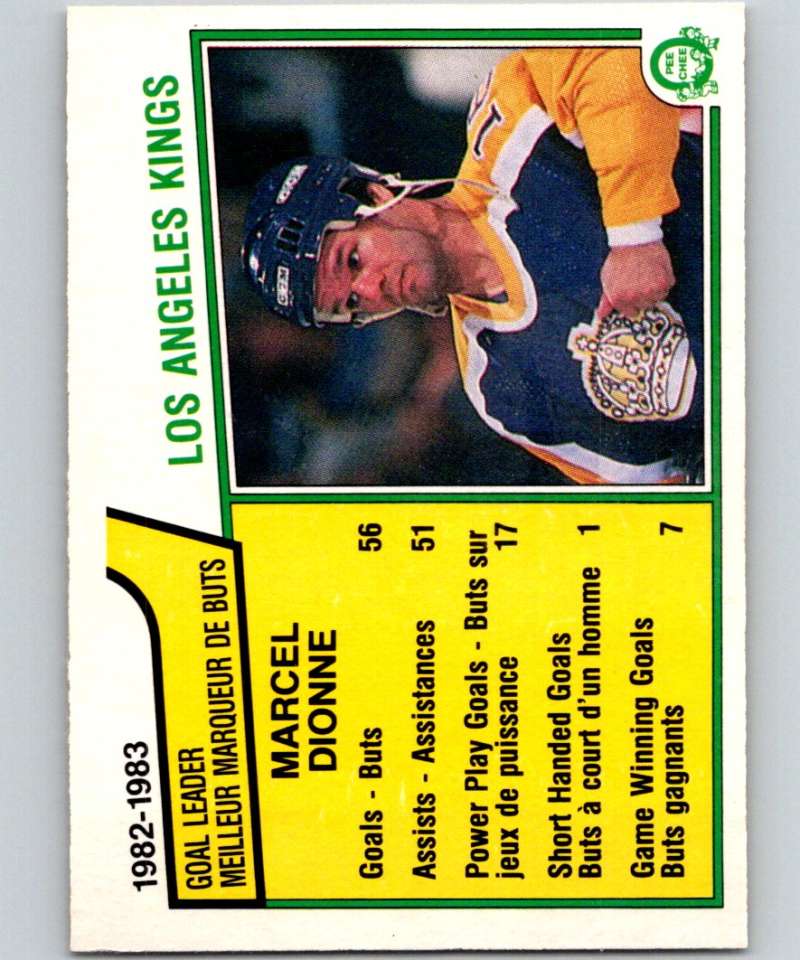 1983-84 O-Pee-Chee #150 Marcel Dionne Kings TL NHL Hockey