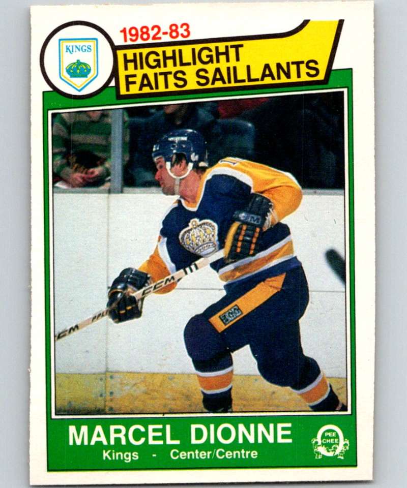 1983-84 O-Pee-Chee #151 Marcel Dionne Kings HL NHL Hockey