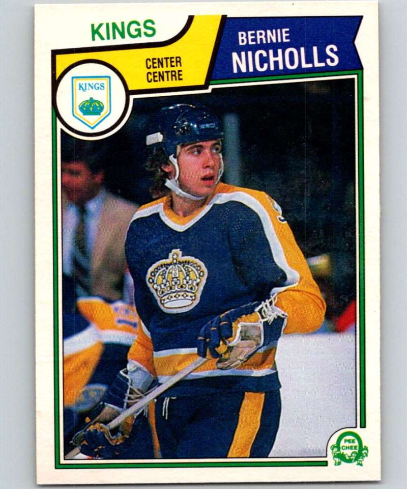 1983-84 O-Pee-Chee #160 Bernie Nicholls RC Rookie Kings NHL Hockey