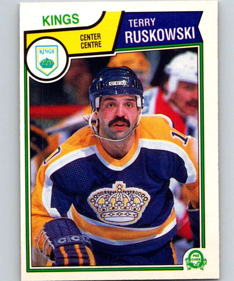 1983-84 O-Pee-Chee #161 Terry Ruskowski Kings NHL Hockey