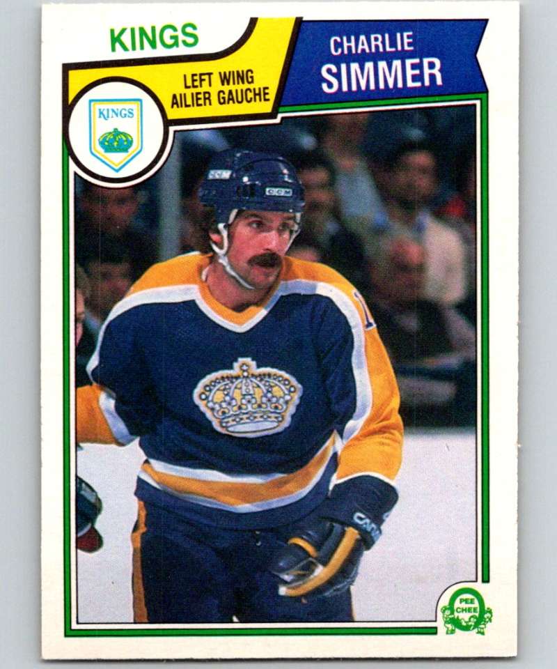 1983-84 O-Pee-Chee #162 Charlie Simmer Kings NHL Hockey