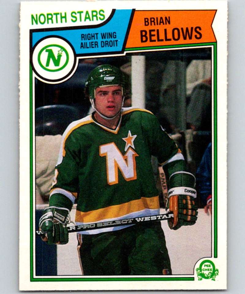 1983-84 O-Pee-Chee #167 Brian Bellows RC Rookie North Stars NHL Hockey