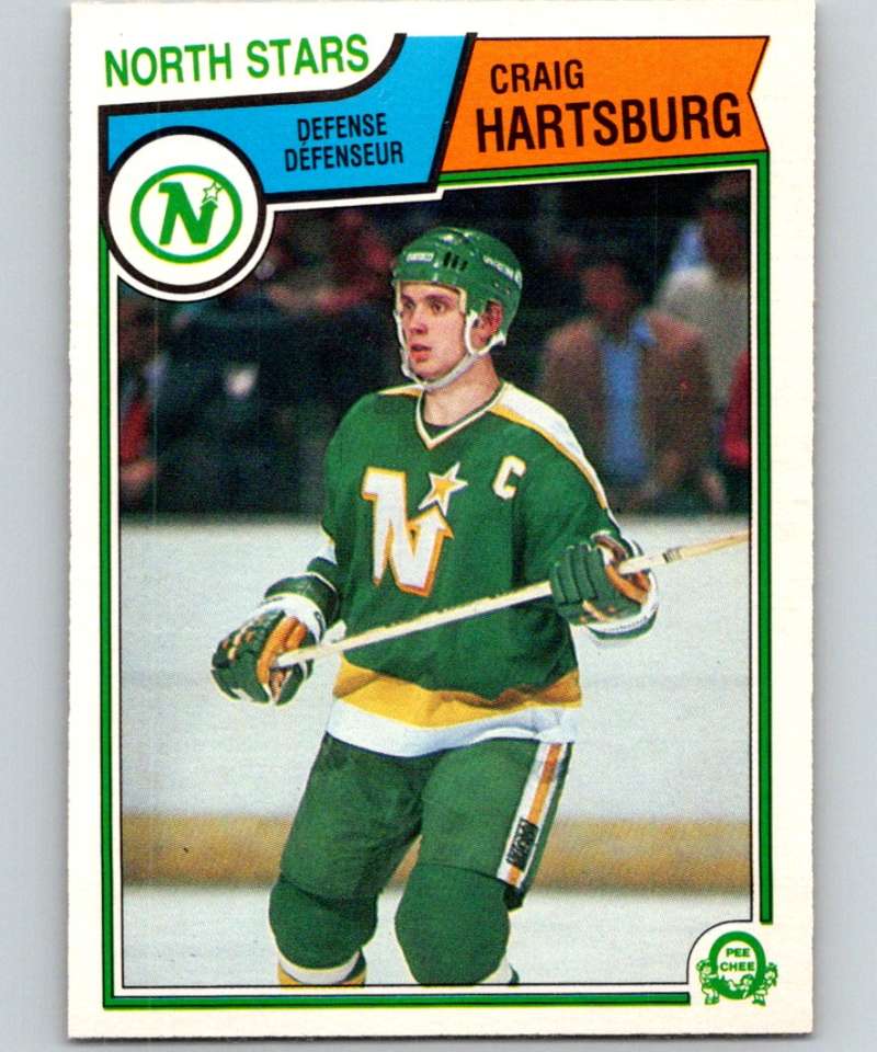 1983-84 O-Pee-Chee #172 Craig Hartsburg North Stars NHL Hockey