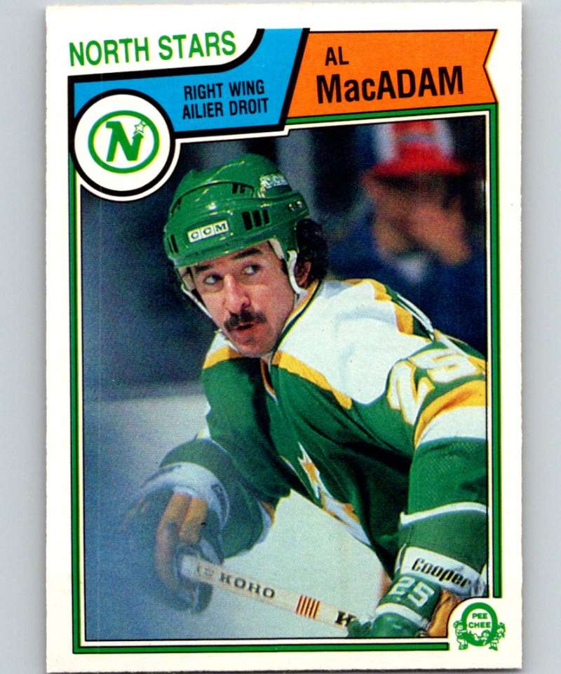 1983-84 O-Pee-Chee #173 Al MacAdam North Stars NHL Hockey