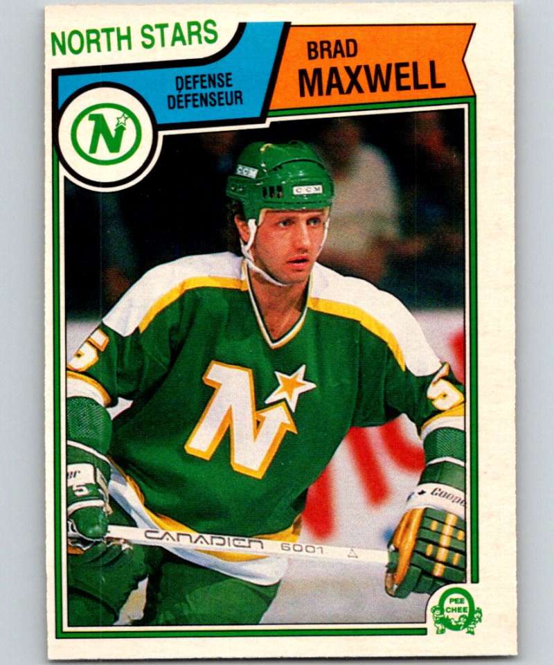 1983-84 O-Pee-Chee #175 Brad Maxwell North Stars NHL Hockey