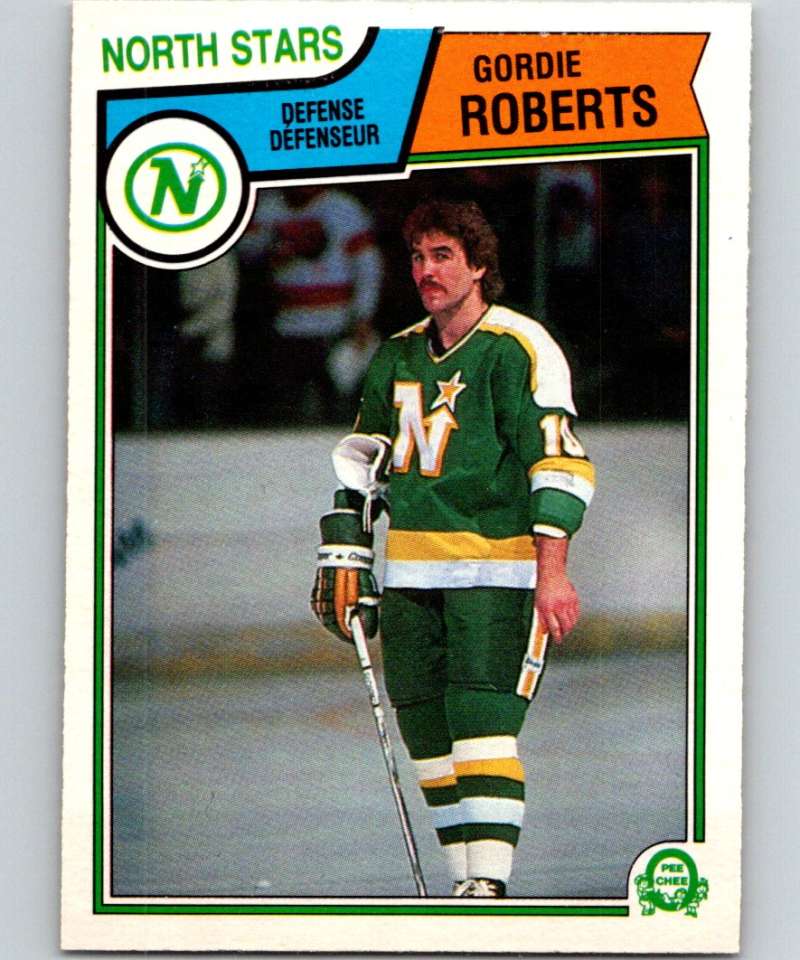 1983-84 O-Pee-Chee #180 Gordie Roberts North Stars NHL Hockey