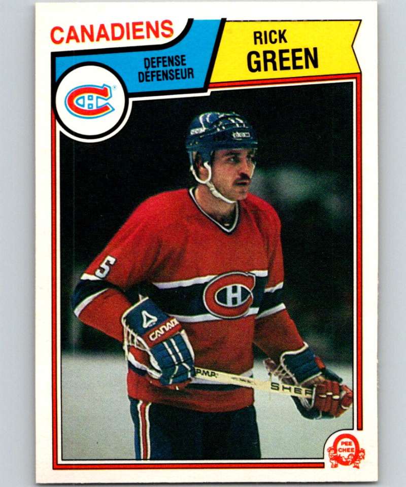 1983-84 O-Pee-Chee #188 Rick Green Canadiens NHL Hockey