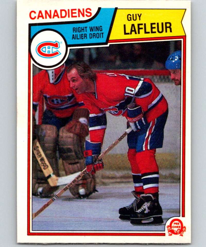 1983-84 O-Pee-Chee #189 Guy Lafleur Canadiens NHL Hockey