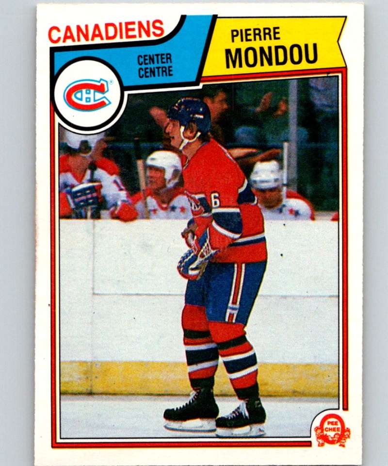 1983-84 O-Pee-Chee #191 Pierre Mondou Canadiens NHL Hockey