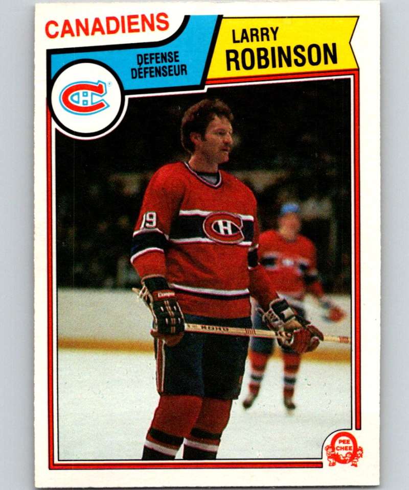 1983-84 O-Pee-Chee #195 Larry Robinson Canadiens NHL Hockey