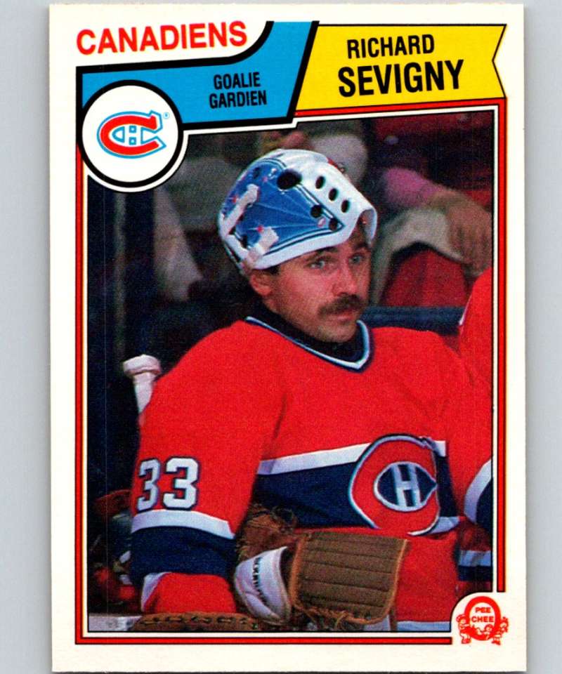 1983-84 O-Pee-Chee #197 Richard Sevigny Canadiens NHL Hockey