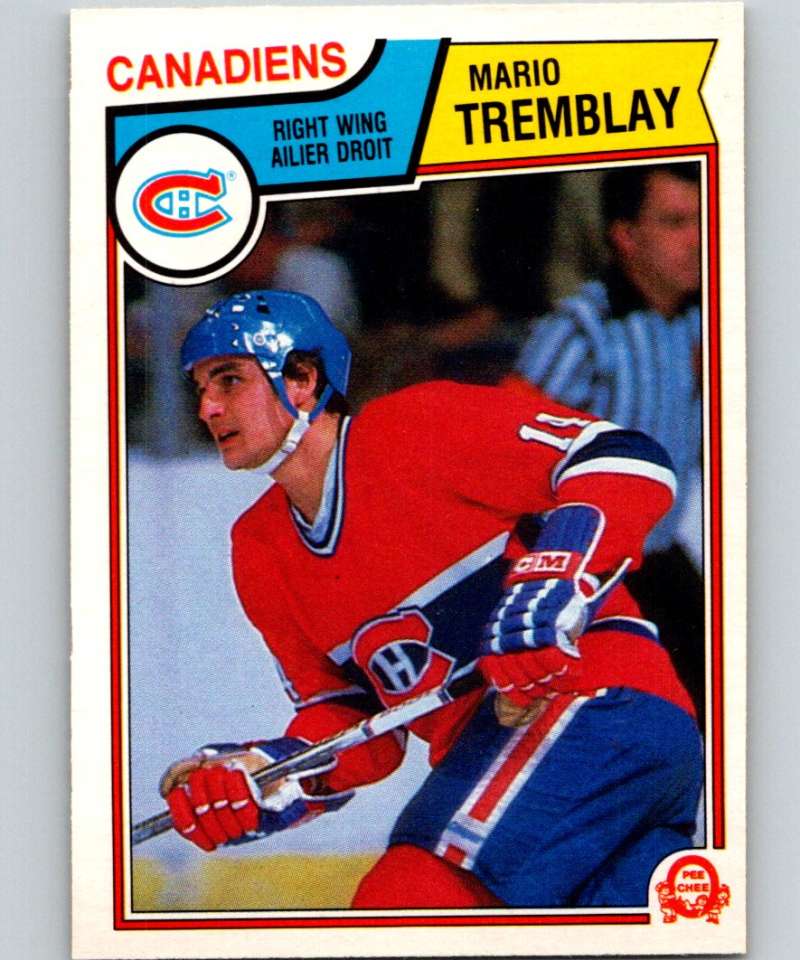 1983-84 O-Pee-Chee #199 Mario Tremblay Canadiens NHL Hockey