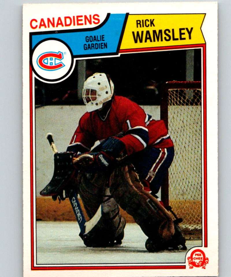 1983-84 O-Pee-Chee #201 Rick Wamsley Canadiens NHL Hockey