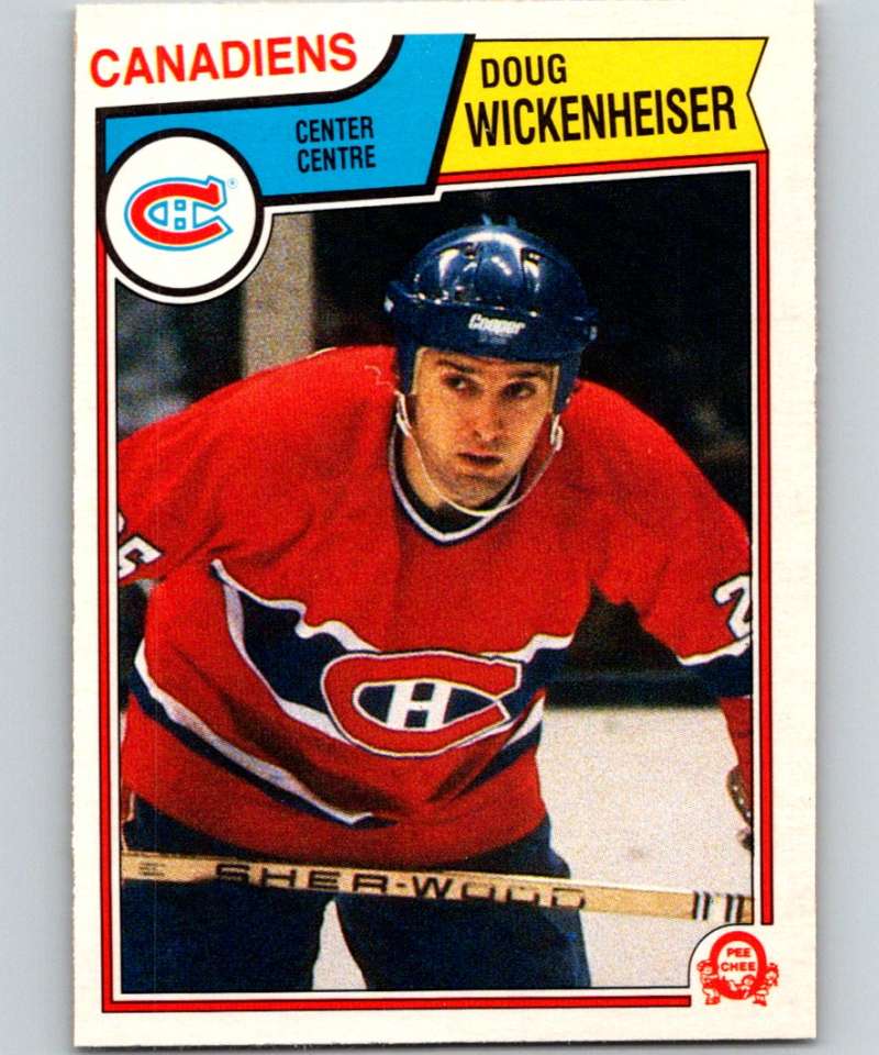 1983-84 O-Pee-Chee #202 Doug Wickenheiser Canadiens NHL Hockey