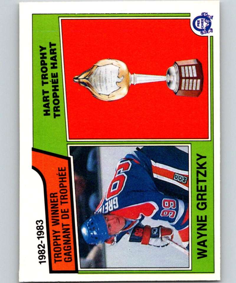 1983-84 O-Pee-Chee #203 Wayne Gretzky Oilers NHL Hockey