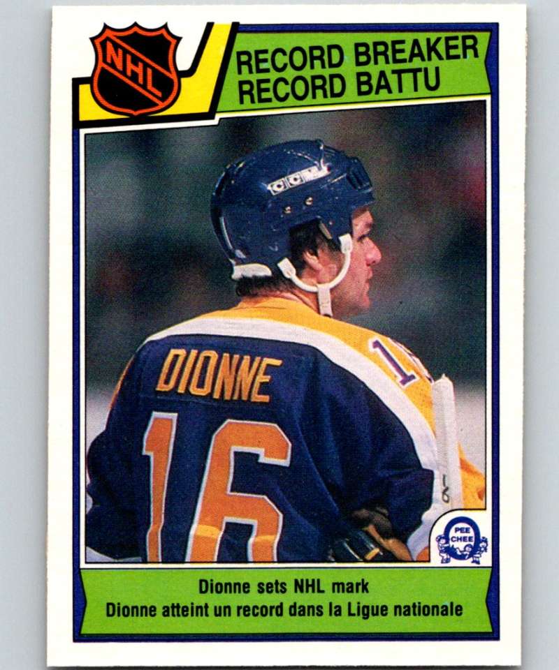 1983-84 O-Pee-Chee #211 Marcel Dionne Kings RB NHL Hockey