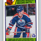 1983-84 O-Pee-Chee #213 Pat Hughes Oilers RB NHL Hockey