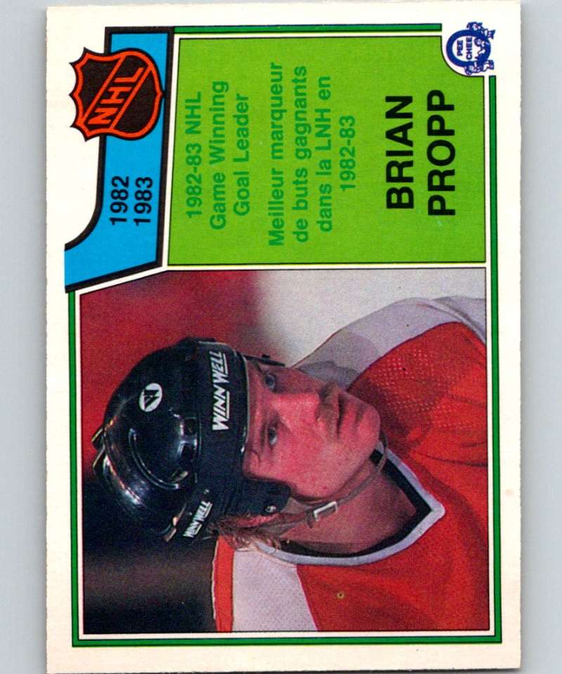 1983-84 O-Pee-Chee #218 Brian Propp Flyers LL NHL Hockey
