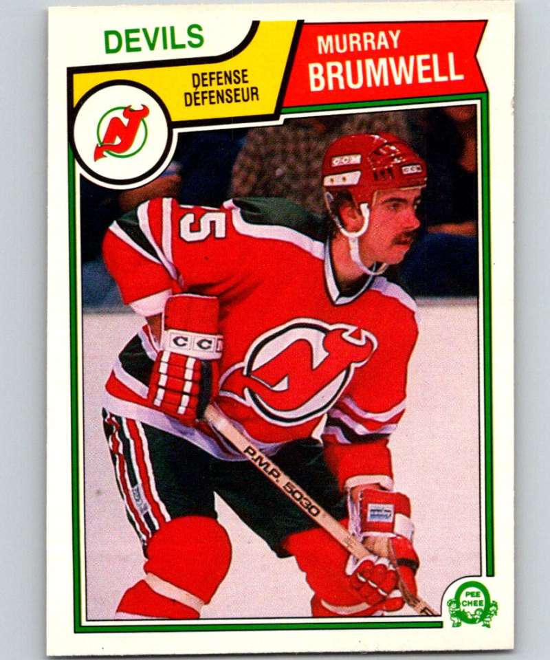 1983-84 O-Pee-Chee #228 Murray Brumwell RC Rookie NJ Devils NHL Hockey