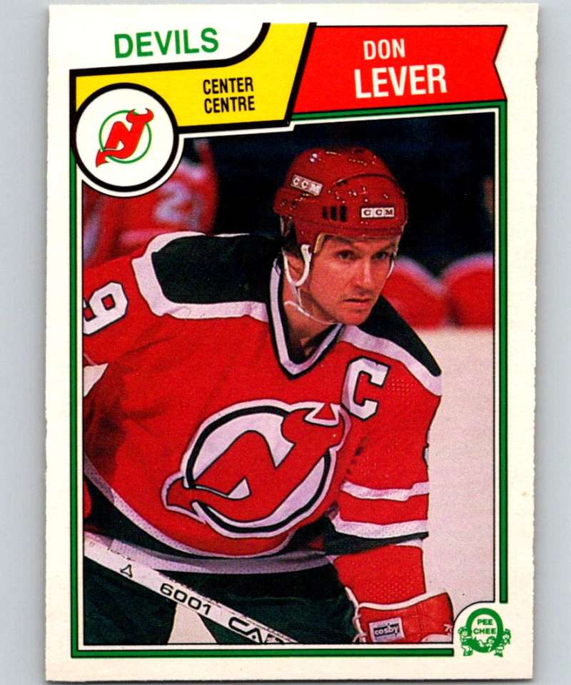 1983-84 O-Pee-Chee #231 Don Lever NJ Devils NHL Hockey
