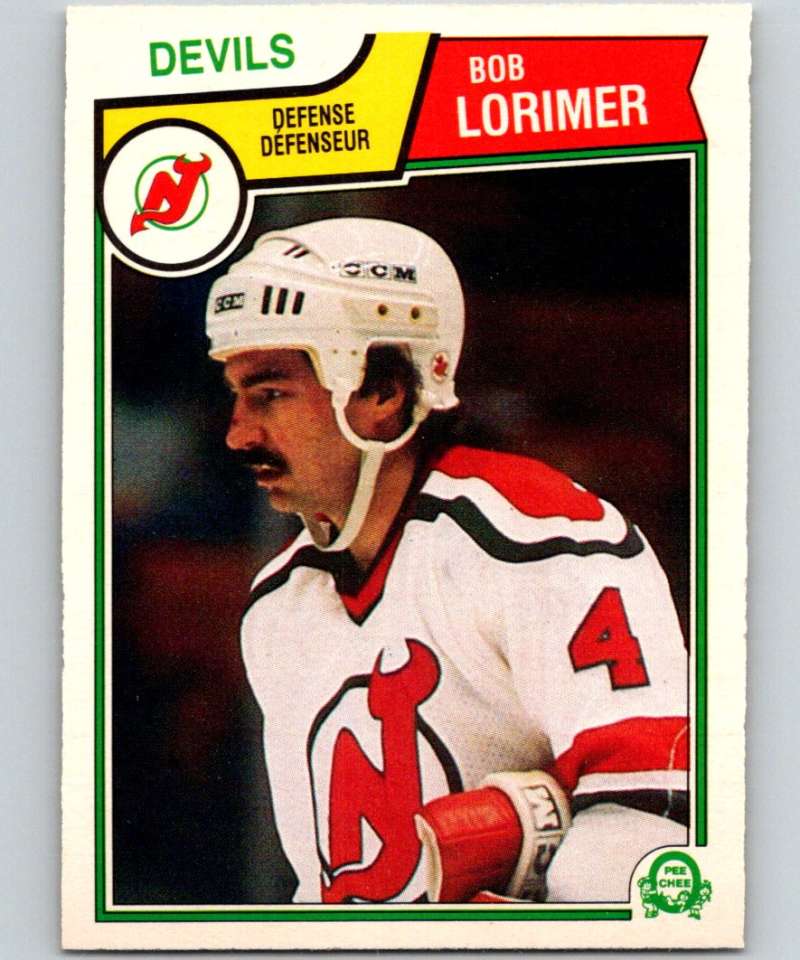 1983-84 O-Pee-Chee #232 Bob Lorimer NJ Devils NHL Hockey