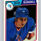 1983-84 O-Pee-Chee #242 Mike Blaisdell NY Rangers NHL Hockey