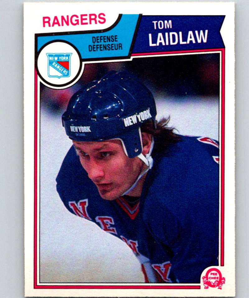 1983-84 O-Pee-Chee #247 Tom Laidlaw NY Rangers NHL Hockey