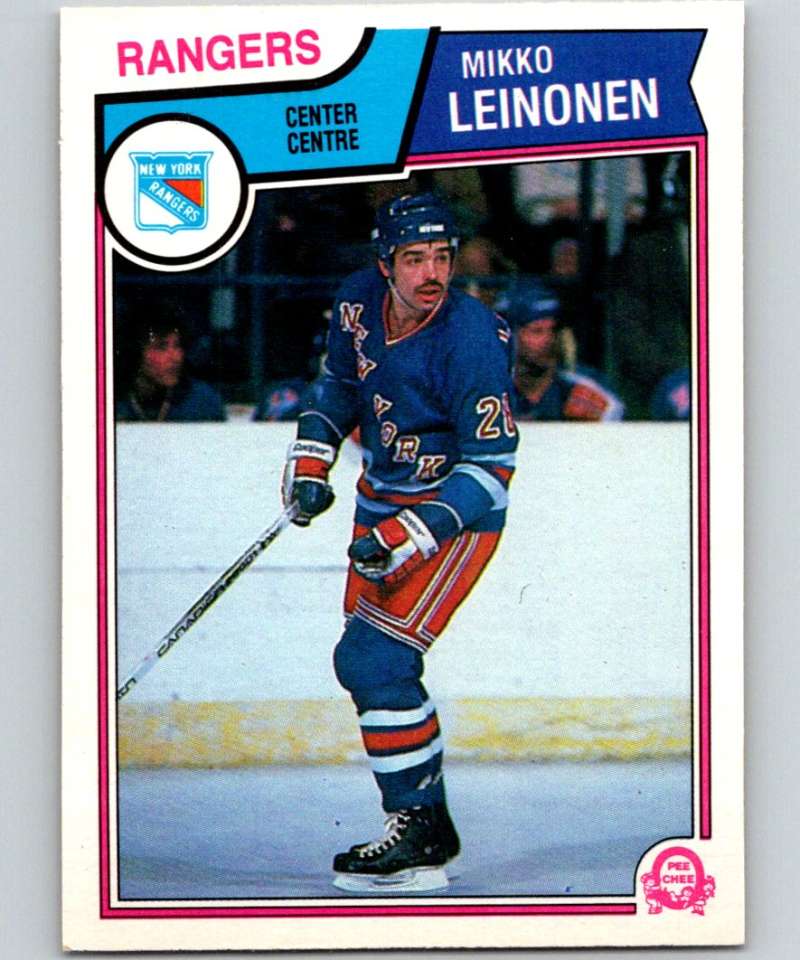 1983-84 O-Pee-Chee #248 Mikko Leinonen NY Rangers NHL Hockey