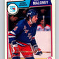 1983-84 O-Pee-Chee #249 Dave Maloney NY Rangers NHL Hockey