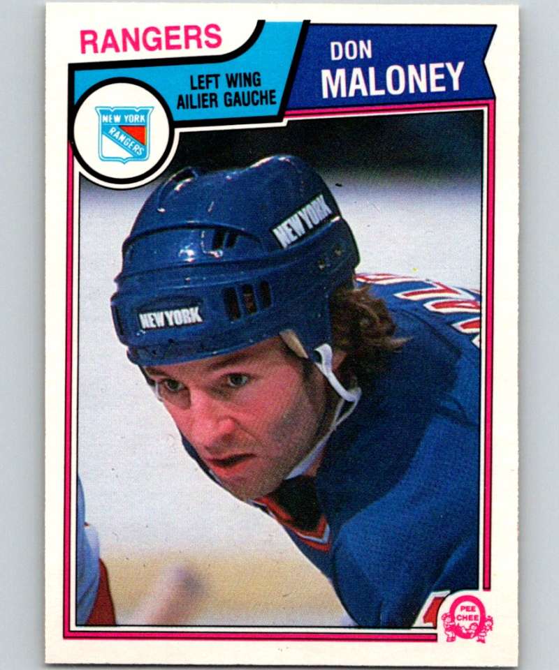 1983-84 O-Pee-Chee #250 Don Maloney NY Rangers NHL Hockey