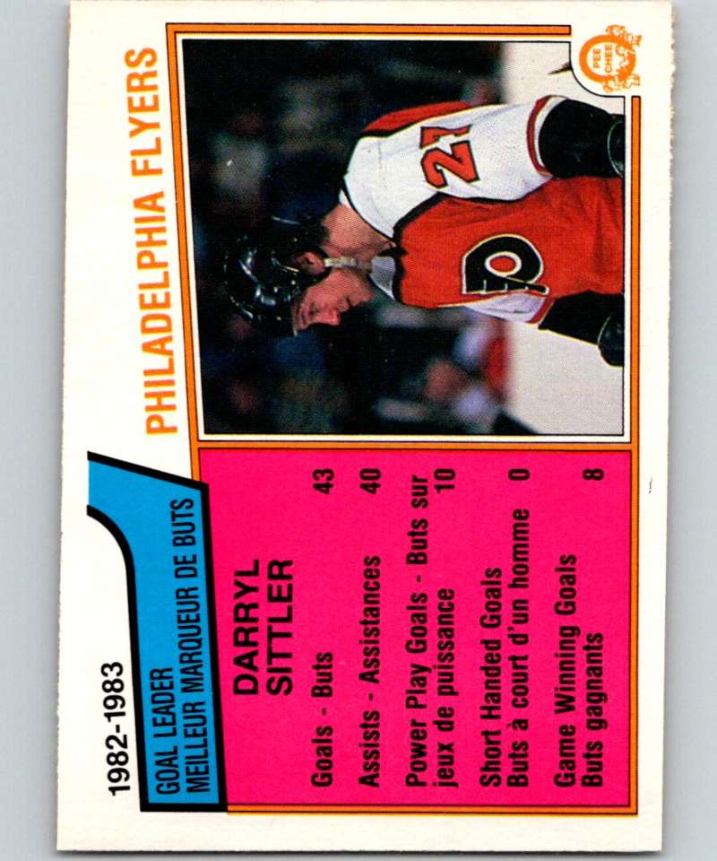 1983-84 O-Pee-Chee #257 Darryl Sittler Flyers TL NHL Hockey