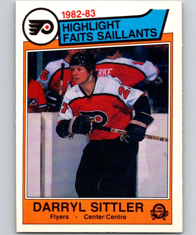1983-84 O-Pee-Chee #258 Darryl Sittler Flyers HL NHL Hockey