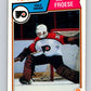 1983-84 O-Pee-Chee #265 Bob Froese RC Rookie Flyers NHL Hockey