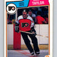 1983-84 O-Pee-Chee #273 Mark Taylor RC Rookie Flyers NHL Hockey