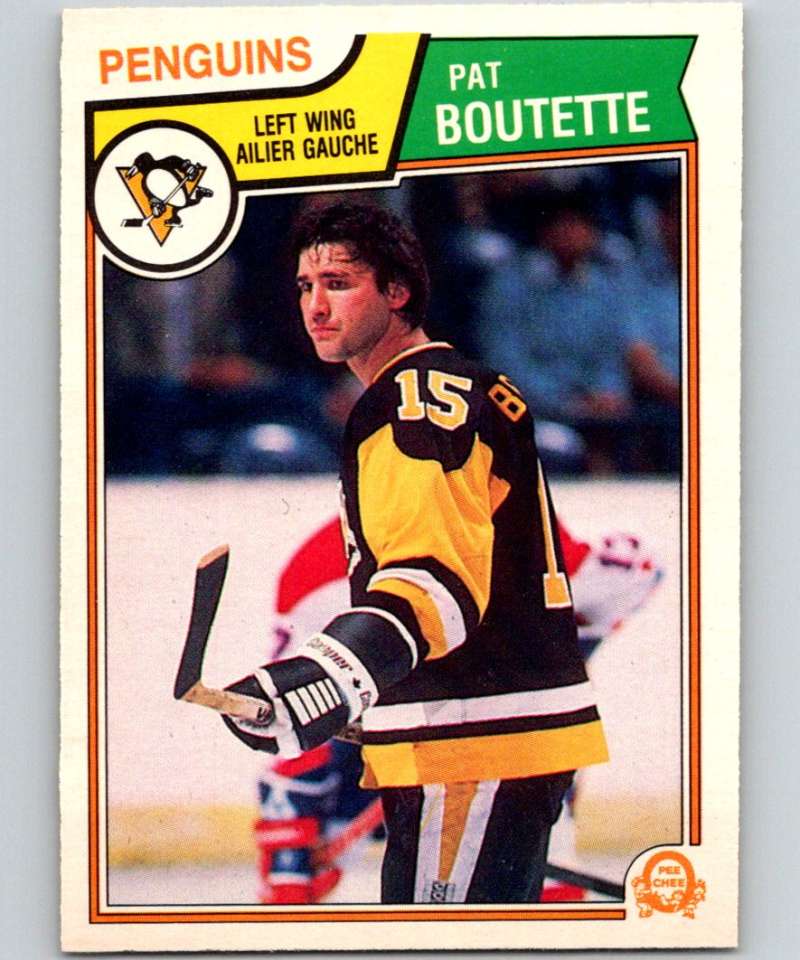 1983-84 O-Pee-Chee #276 Pat Boutette Penguins NHL Hockey