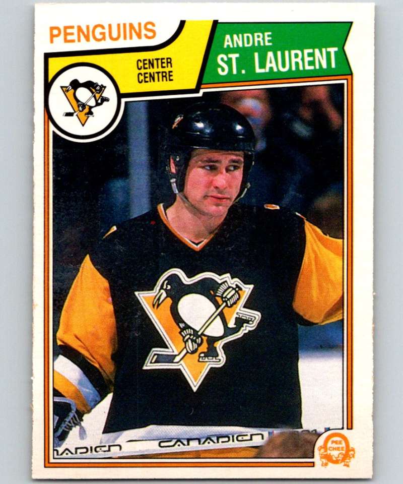 1983-84 O-Pee-Chee #286 Andre St. Laurent Penguins NHL Hockey