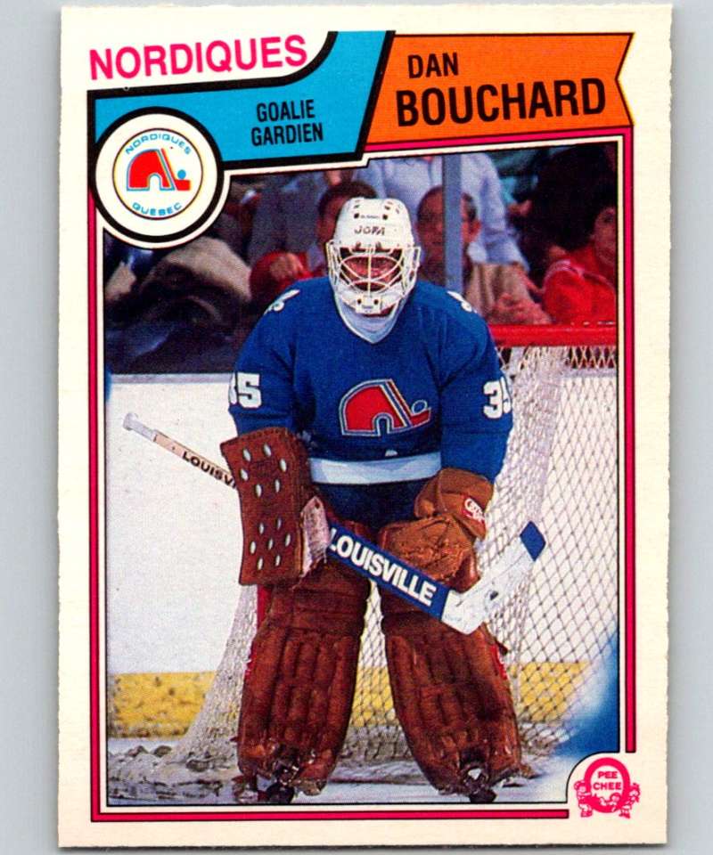 1983-84 O-Pee-Chee #290 Dan Bouchard Nordiques NHL Hockey