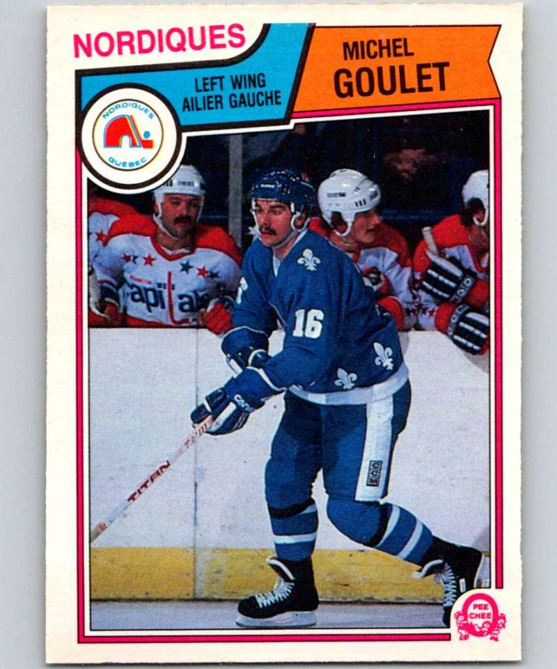 1983-84 O-Pee-Chee #292 Michel Goulet Nordiques NHL Hockey