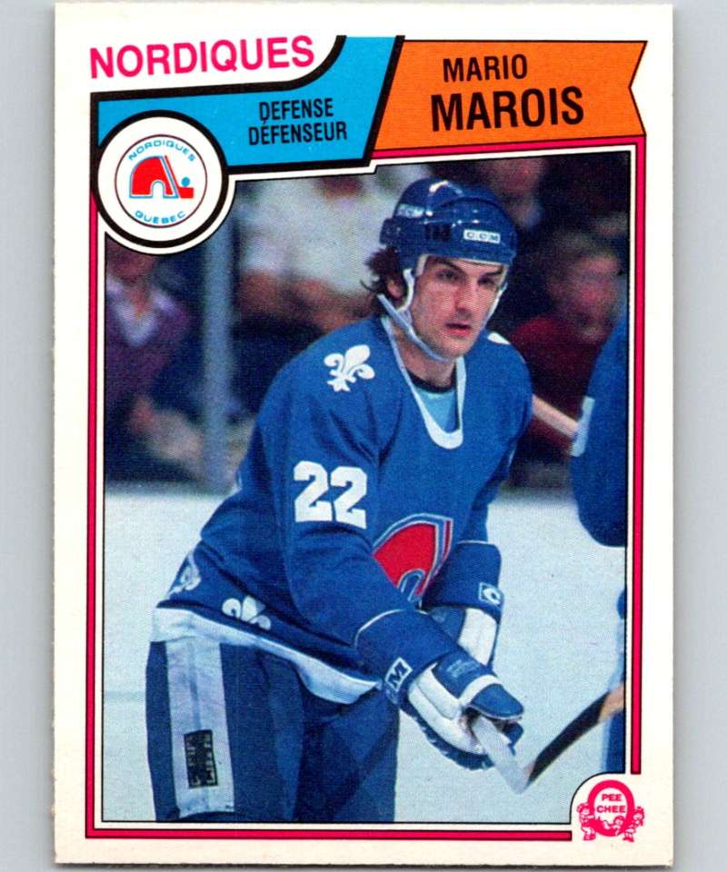 1983-84 O-Pee-Chee #295 Mario Marois Nordiques NHL Hockey