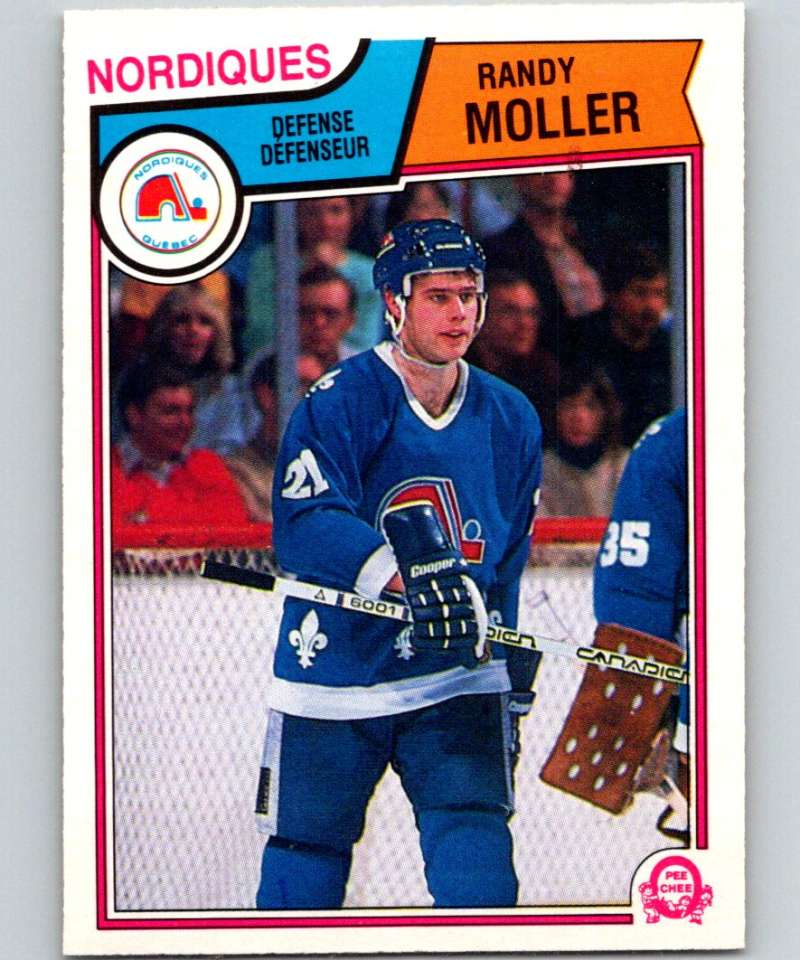 1983-84 O-Pee-Chee #297 Randy Moller RC Rookie Nordiques NHL Hockey