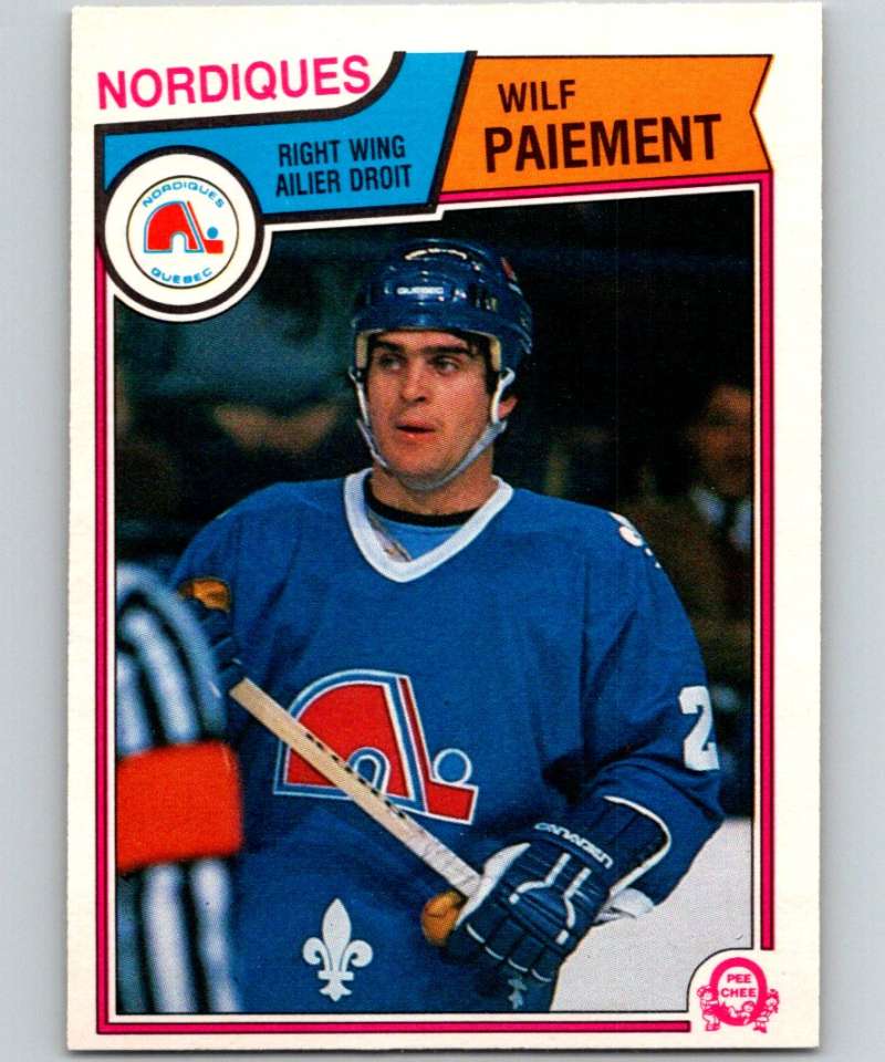 1983-84 O-Pee-Chee #298 Wilf Paiement Nordiques NHL Hockey