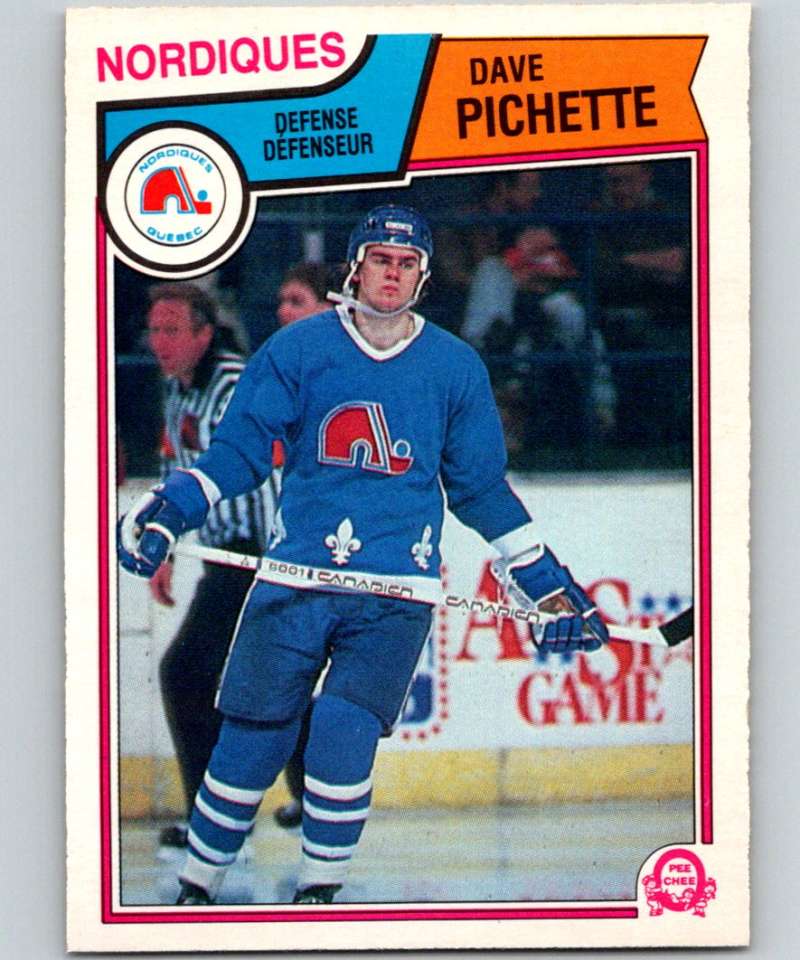 1983-84 O-Pee-Chee #299 Dave Pichette Nordiques NHL Hockey