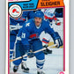 1983-84 O-Pee-Chee #301 Louis Sleigher RC Rookie Nordiques NHL Hockey