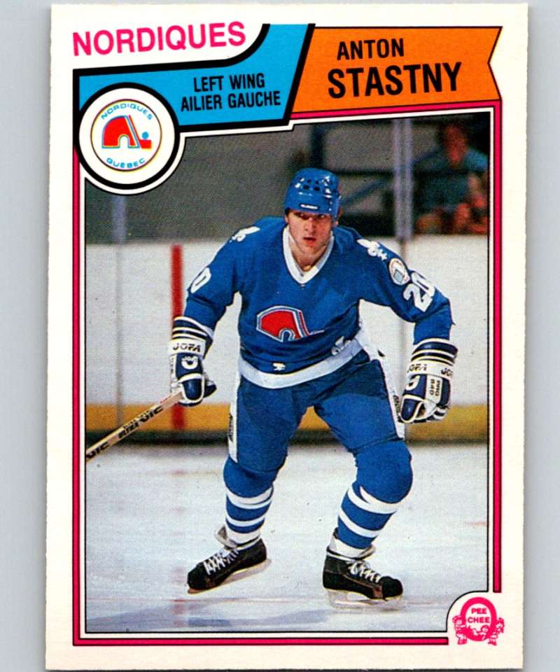 1983-84 O-Pee-Chee #302 Anton Stastny Nordiques NHL Hockey
