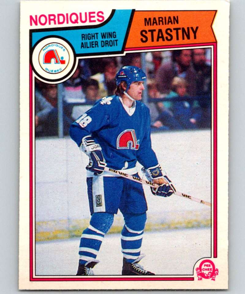1983-84 O-Pee-Chee #303 Marian Stastny Nordiques NHL Hockey