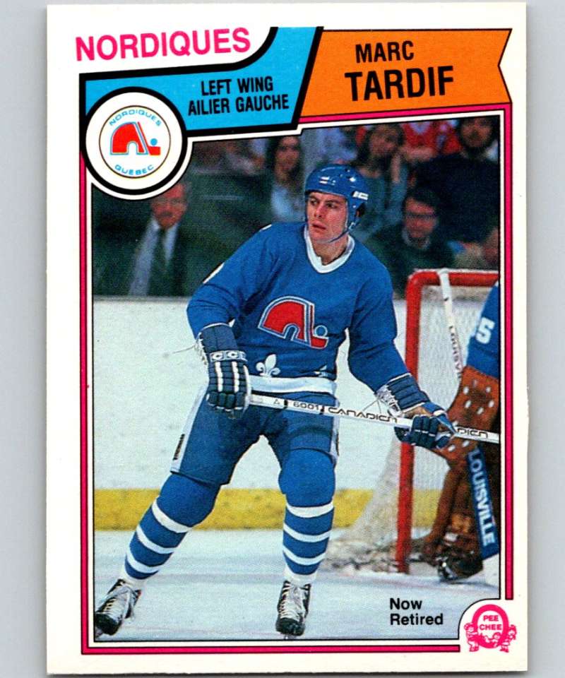 1983-84 O-Pee-Chee #305 Marc Tardif Nordiques NHL Hockey
