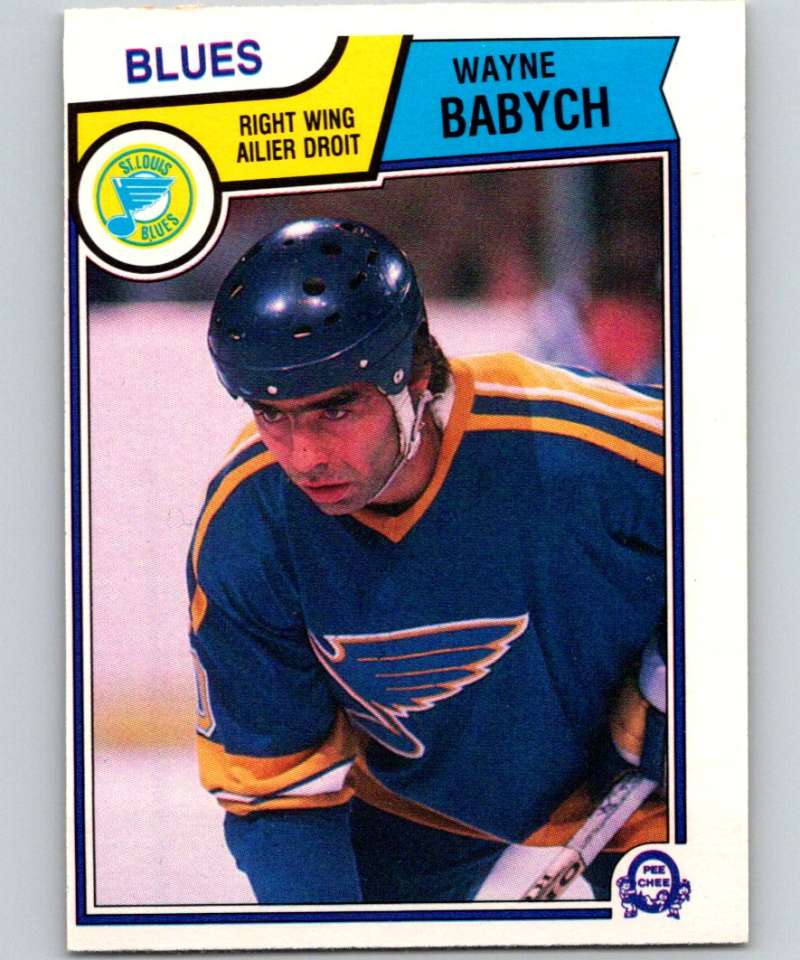 1983-84 O-Pee-Chee #310 Wayne Babych Blues NHL Hockey