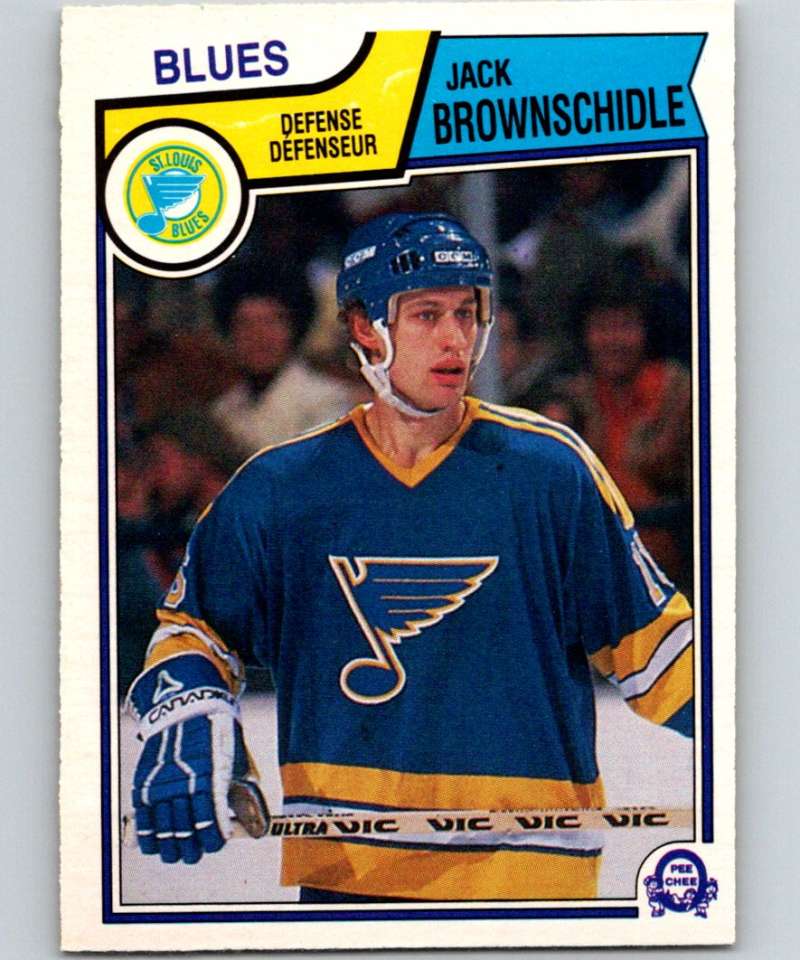 1983-84 O-Pee-Chee #311 Jack Brownschidle Blues NHL Hockey