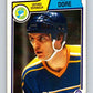 1983-84 O-Pee-Chee #313 Andre Dore RC Rookie Blues NHL Hockey